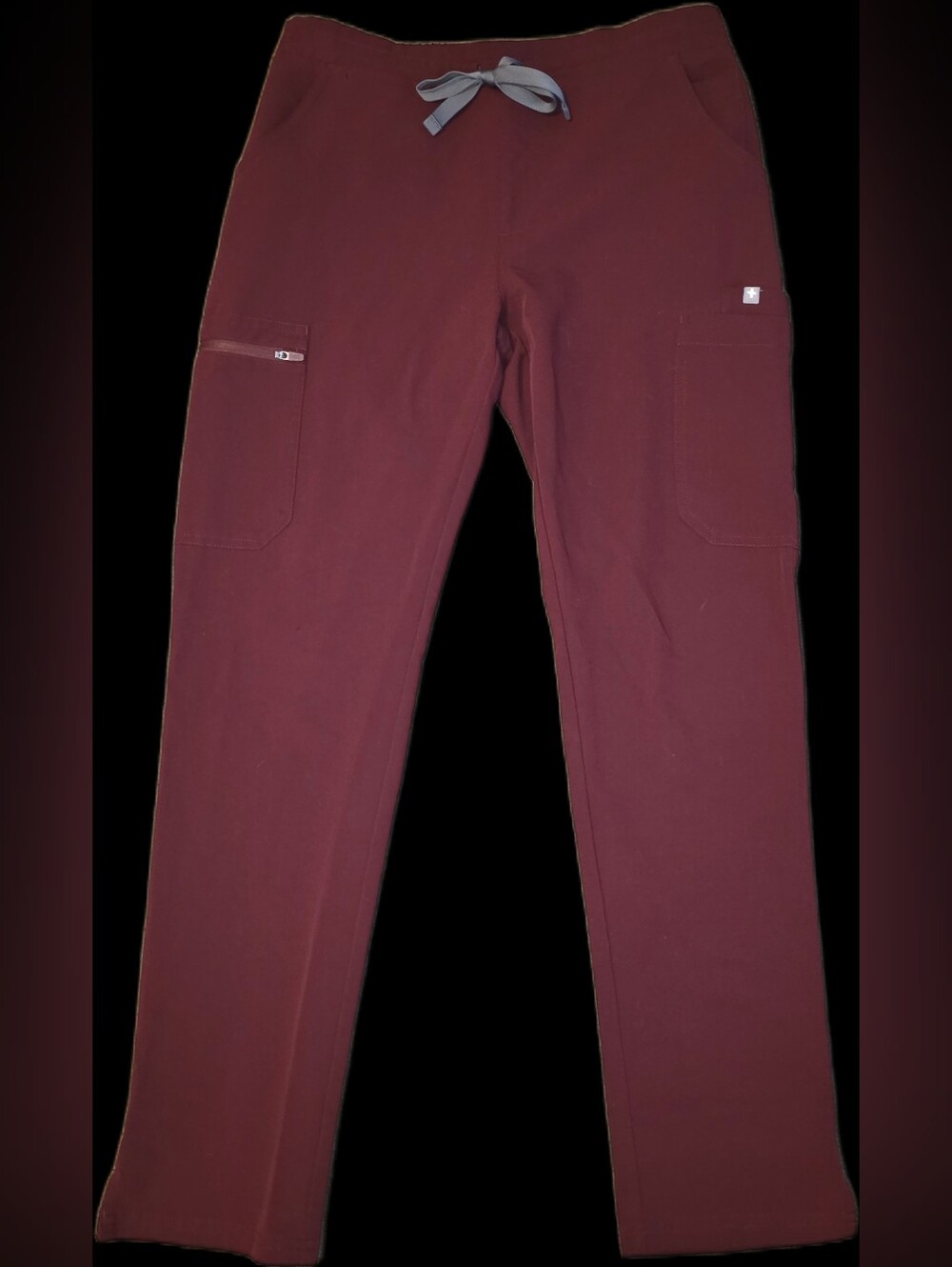 Figs Maroon Scrub Bottoms